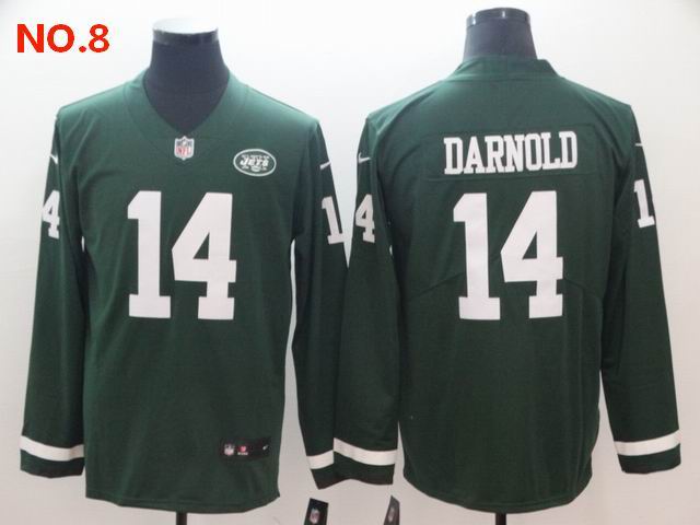 Men's New York Jets #14 Sam Darnold Jersey NO.8;